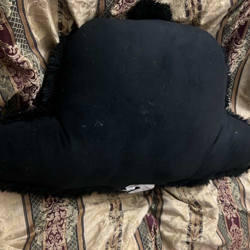 🔥LARGE BLACK SUPER COMFY CHAIR PILLOW #GAMING #CHILLIN - Picture 3 of 7